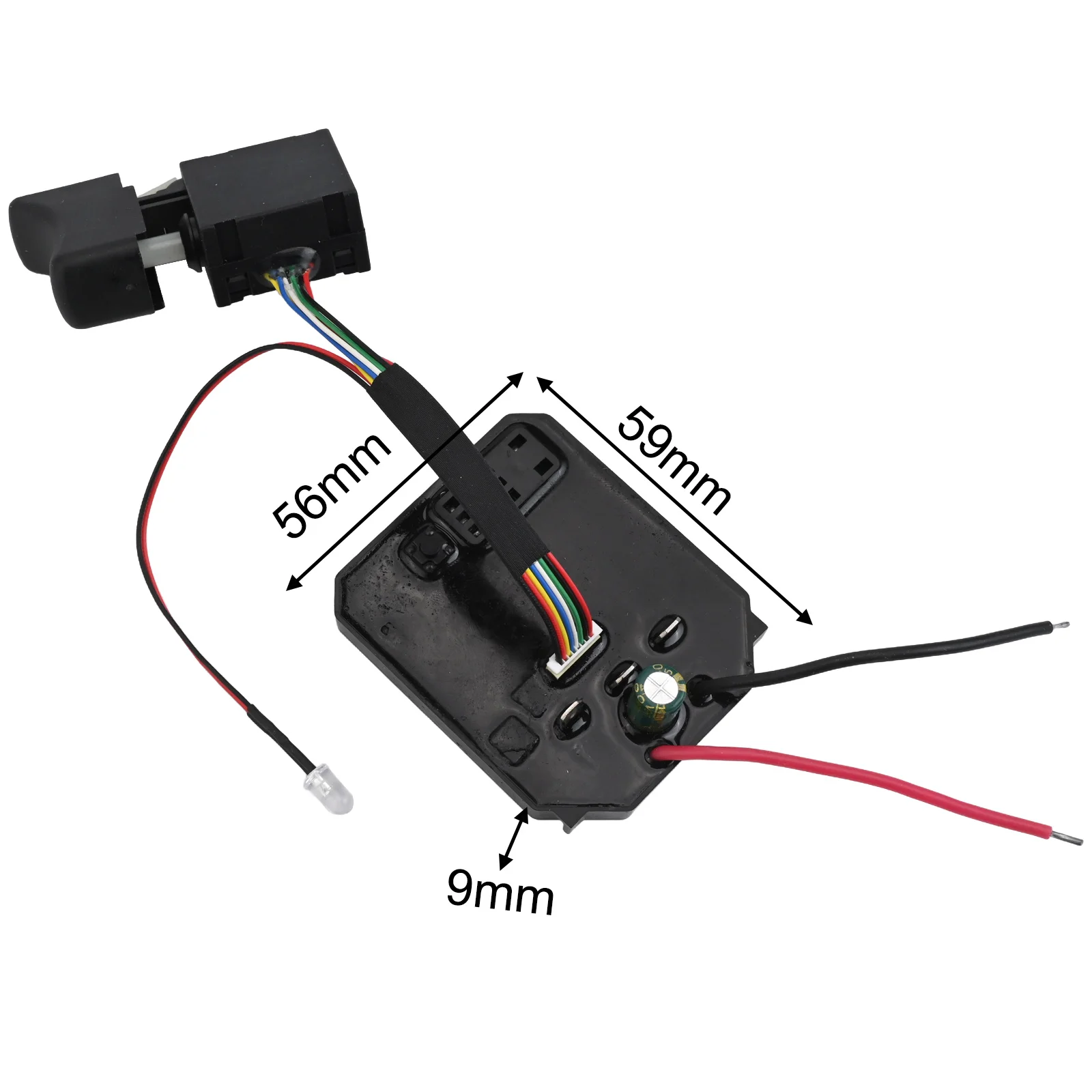 Interruptor de placa controladora de unidade de chave elétrica sem escova para dongcheng 298 placa de controle de moedor de ângulo ferramentas elétricas