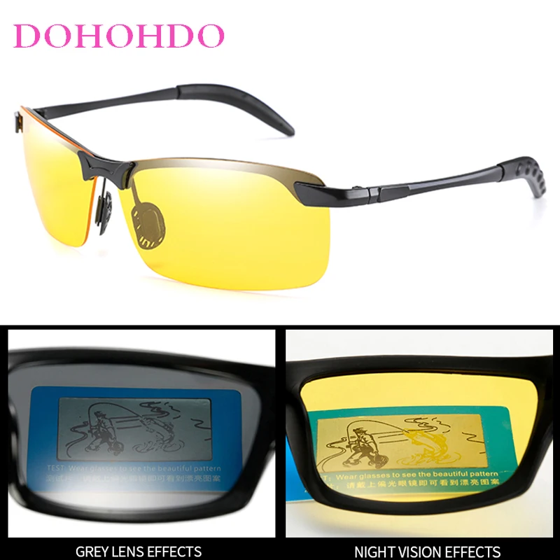 الاستقطاب النظارات الشمسية للرجال محرك المضادة للوهج المشي لمسافات طويلة نظارات شمسية الذكور الكلاسيكية امرأة نظارات نظارات الرؤية الليلية UV400 Occhiali #2