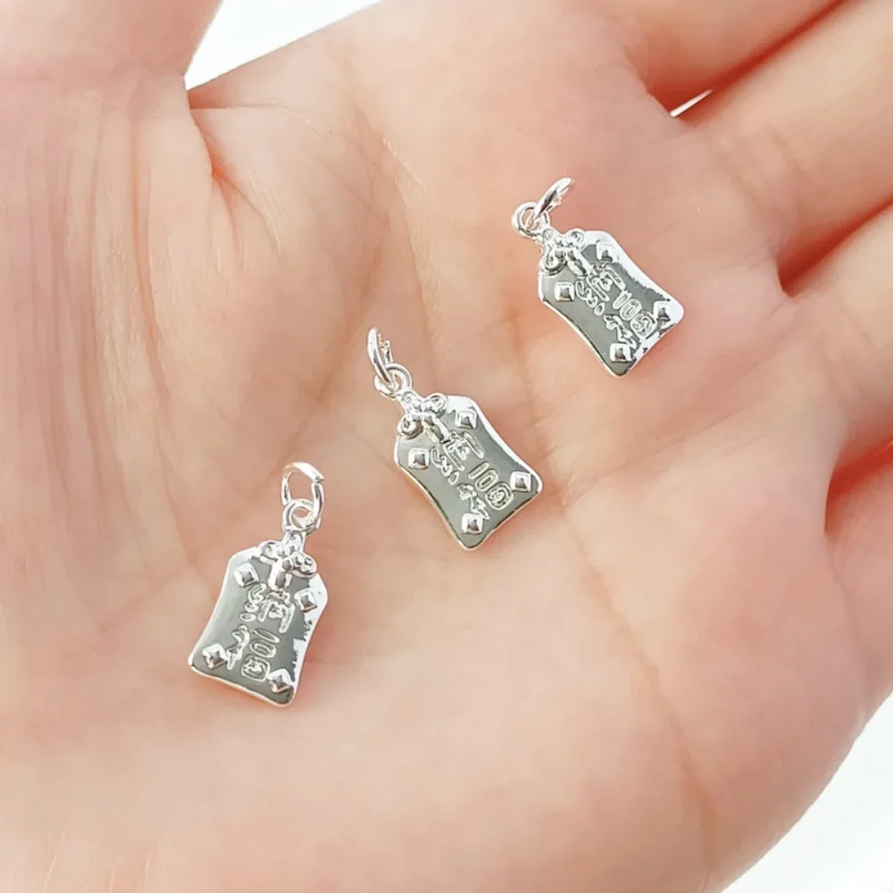 الفضة مطعمة الزركون محظوظ سحر سحابة اللباس فراشة الخماسية نجمة القرع قلادة، DIY الاكسسوارات اليدوية #6