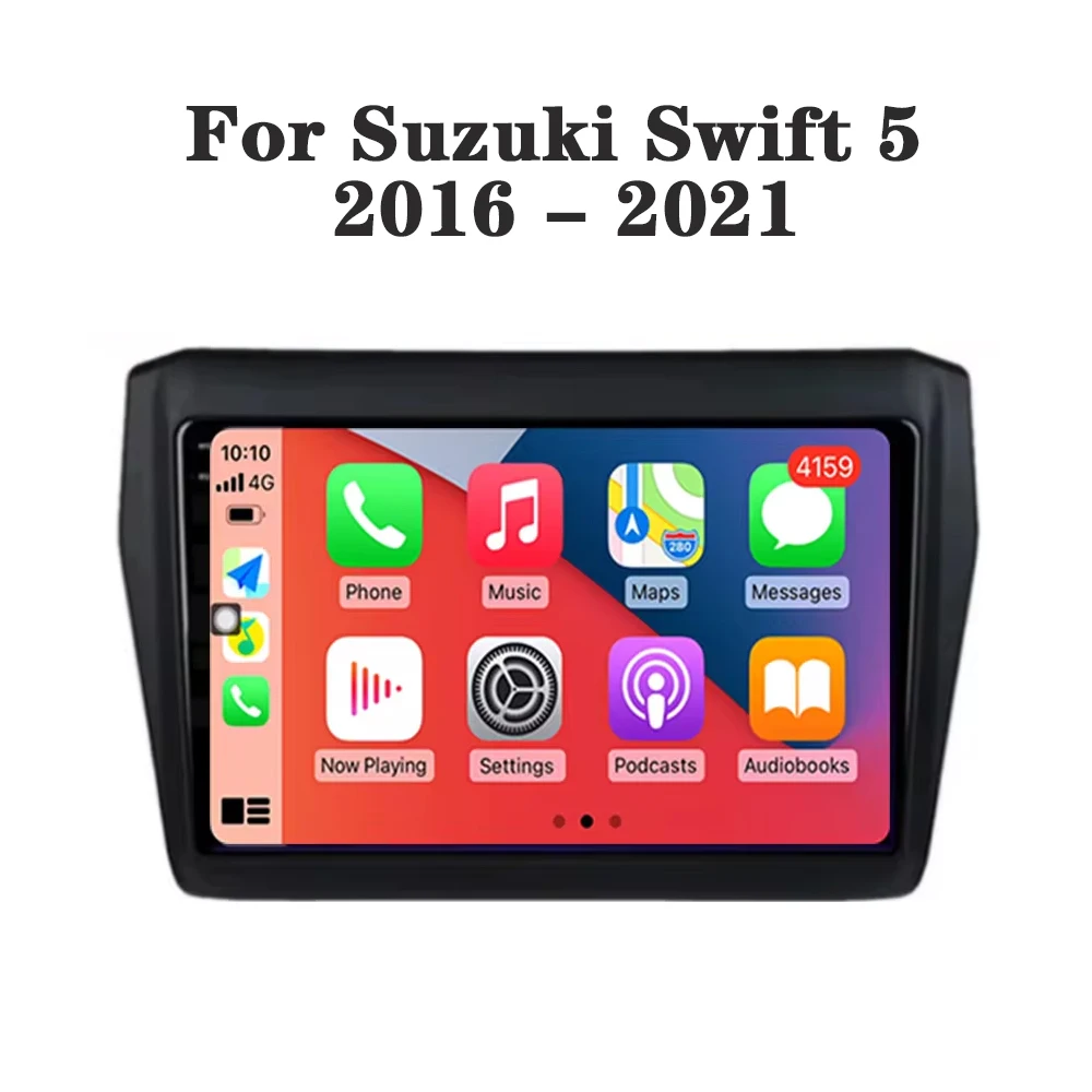 Android13 For Suzuki Swift 5 2016 - 2021 Car Radio Head Unit Auto BT Stereo Multimedia Video Monitor GPS Navigation WIFI 4G DSP