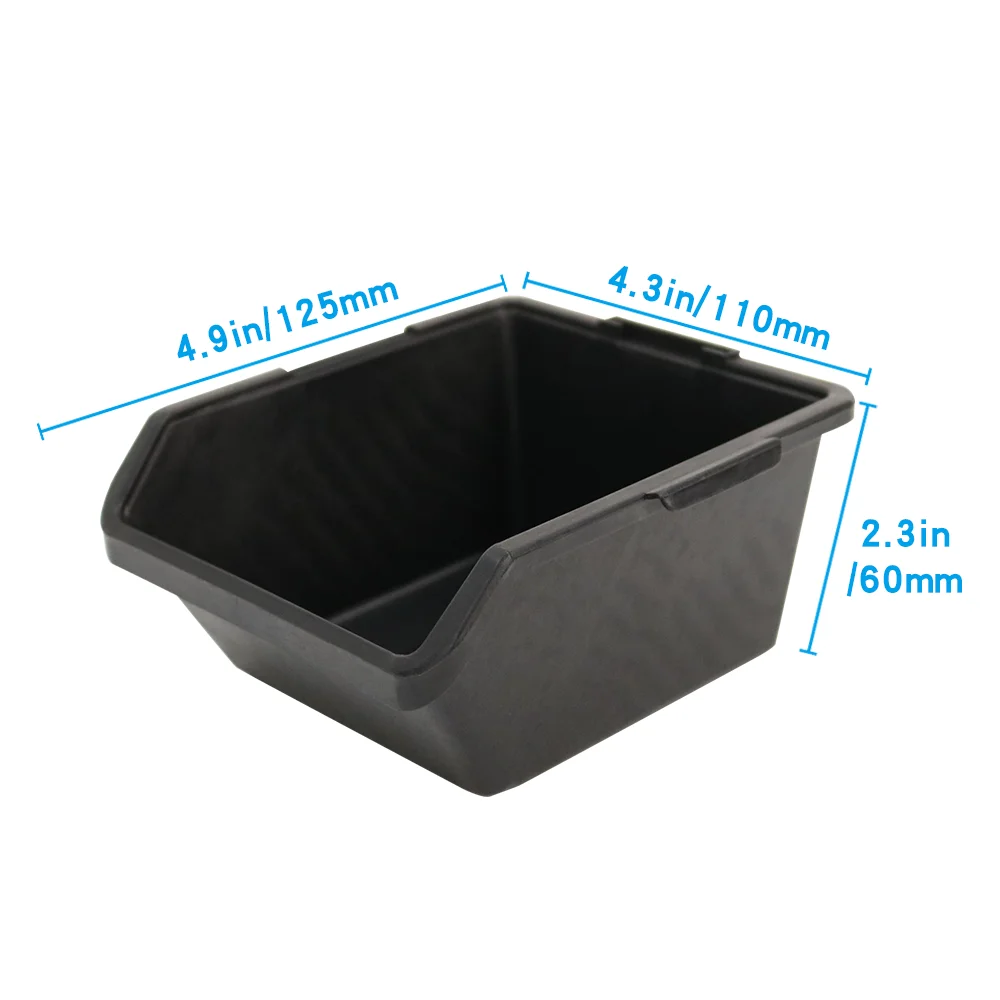 QXR TM1 ESD Bin caja de componentes de herramientas de contenedor pequeño, SMD Picking, caja de plástico antiestática negra