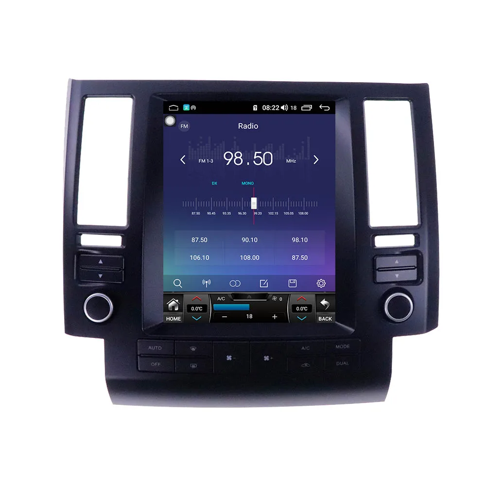 For Infiniti FX35 FX45 2003 2004 2005 2006 2007 2008 2009 Car Radio Stereo Multimedia Player Android 13 Bluetooth Carplay Screen