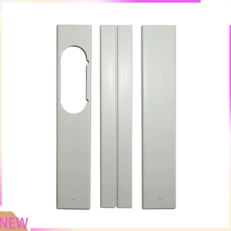 B15C 3PCS 에어컨 예비 부품에 대 한 조정 가능한 휴대용 창 키트 플레이트 에어컨 창 Attachment-68CM