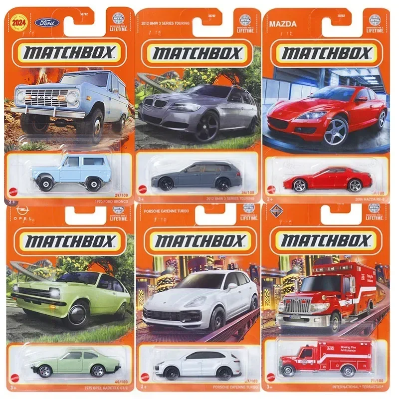 Matchbox-modelo original do carro, 1: 64, cidade hero, mazda, bmw, chevrolet, Porsche, mclarke, brinquedos para meninos, presente da coleção