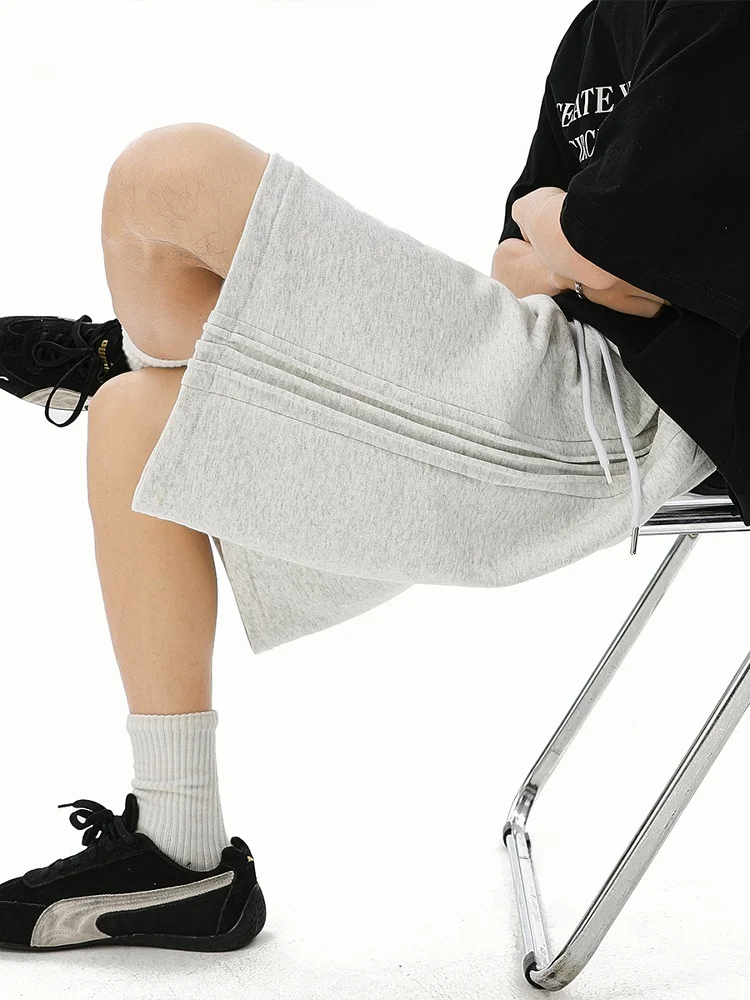 

Мужские спортивные шорты Wmnm American Style Heavyweight Tee Bars, модные баскетбольные джерси Haome, свободные брюки 3/4 длины, летние