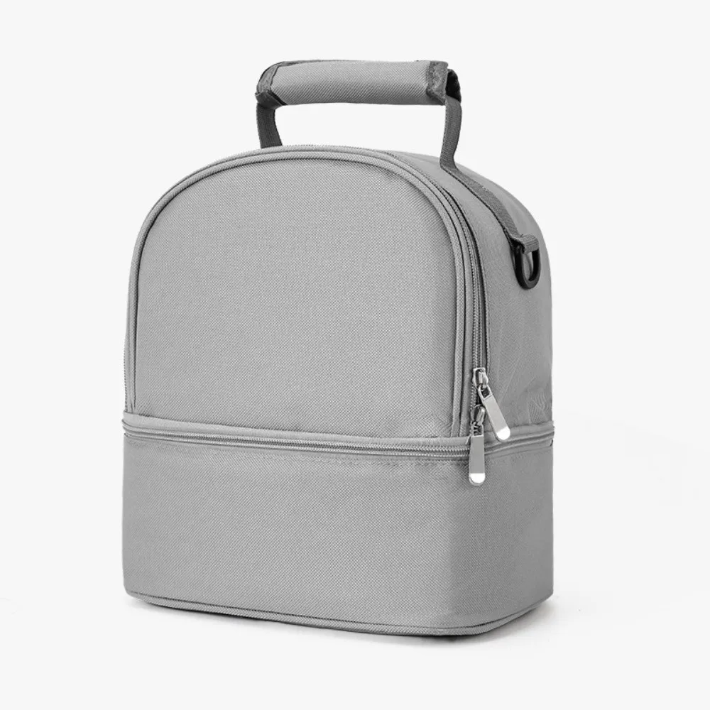 Nylon Insulation Mommy Backpack Double Layer Large Capacity Baby Diaper Bag Milk Preservation Multifunctional Mommy Shoulder Bag