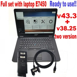 PIW PT3G Tester III Car Diagnostic Tool engineer WIFI version For Por 3 V43.3 + v38.2 with laptop E7450 I5 8GB SSD Ready to use