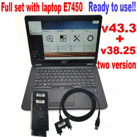 PIW PT3G Tester III VCI WIFI OBD2 Car Scanner OBD Engineer Version For Por 3 V43.3 + v38.2 with Laptop E7450 I5 Diagnostic Tools