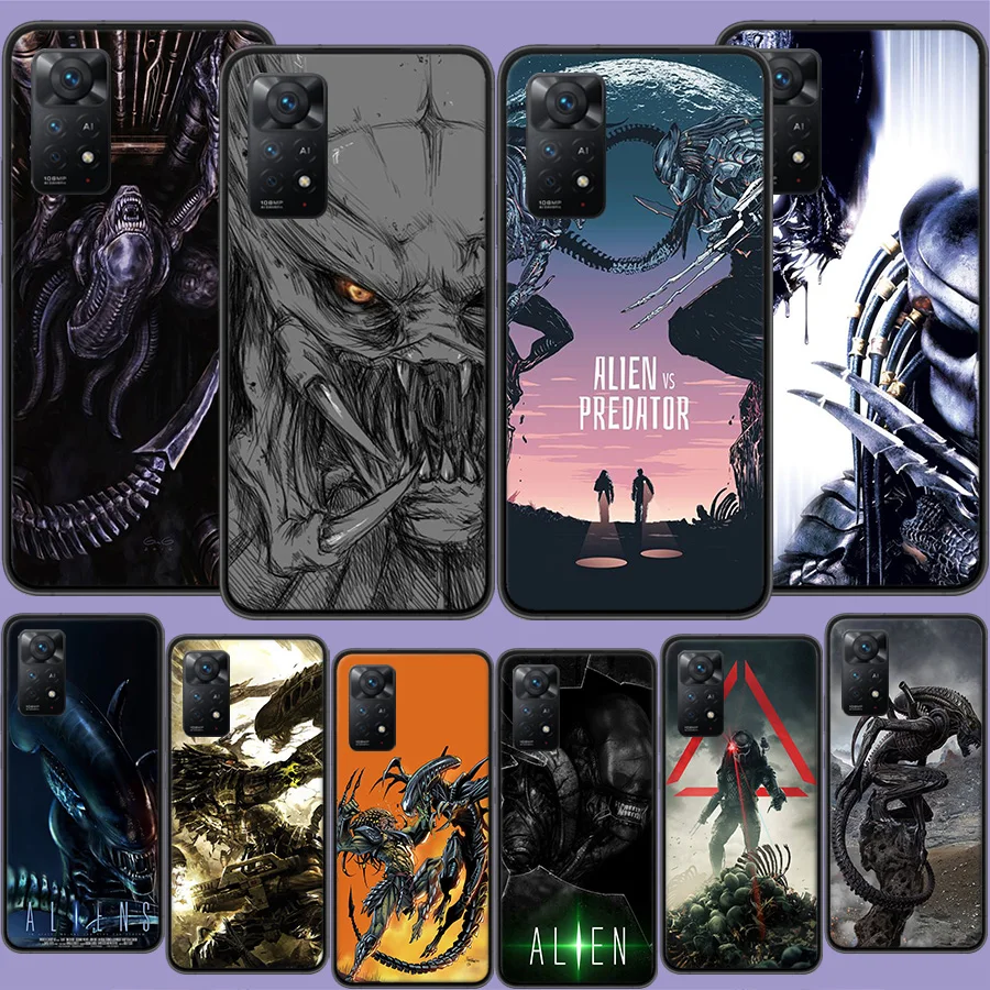 Alien vs Predator Phone Case For Redmi Note 13 5G Plus 12C 12 10A 10C 10 9 8 9A 9C 9T 8A S2 K60 K70 Pro 7 7A 6 6A Xiaomi A2 Lite