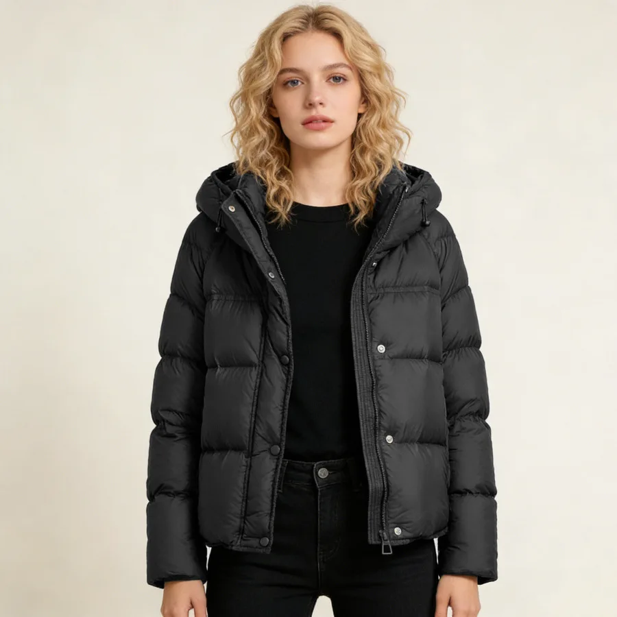 

2026 New Spring Winter Women's Soft Fluffy Down Jacket with 90% White Duck Down Coats Loose and Thickened Puffer Jacket Women