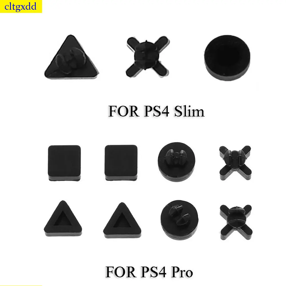 1 set of rubber foot pad cover cap with silicon bottom FOR PS4 Slim/PS4 Pro ultra-thin console host shell rubber anti-slip 1200