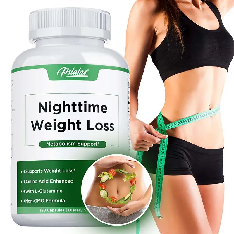 Nighttime Weight Loss Supplements - Promotes Sleep Quality, Powerful Tummy Control for Men and Women, Weight Management