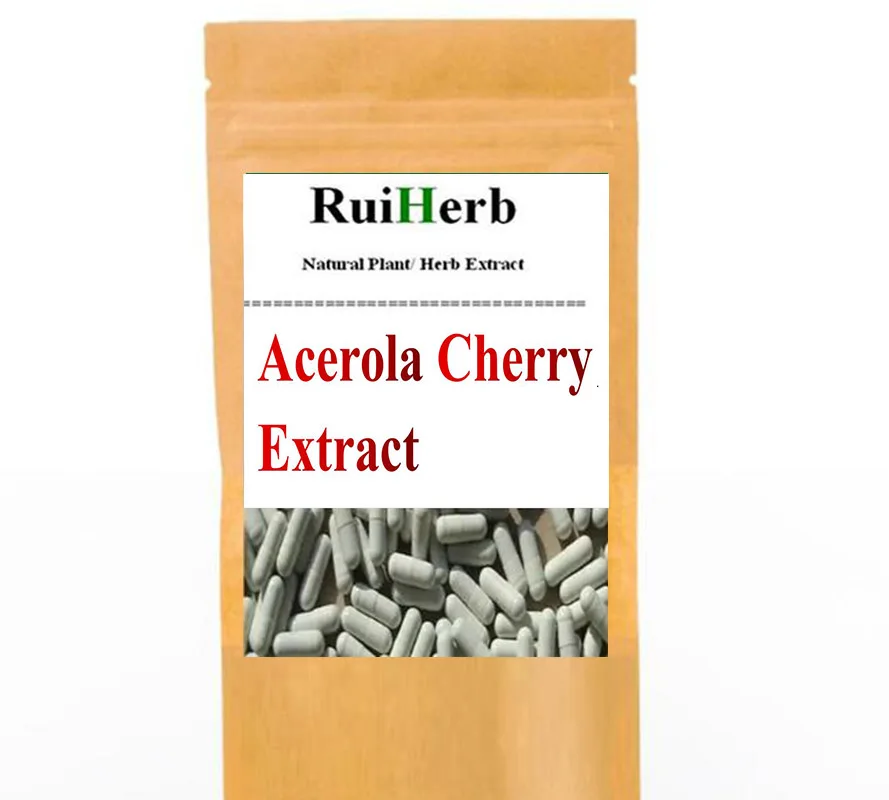 

1Pack Acerola Cherry Extract 20:1 Capsules Natural source of Vitamin C Antioxidant