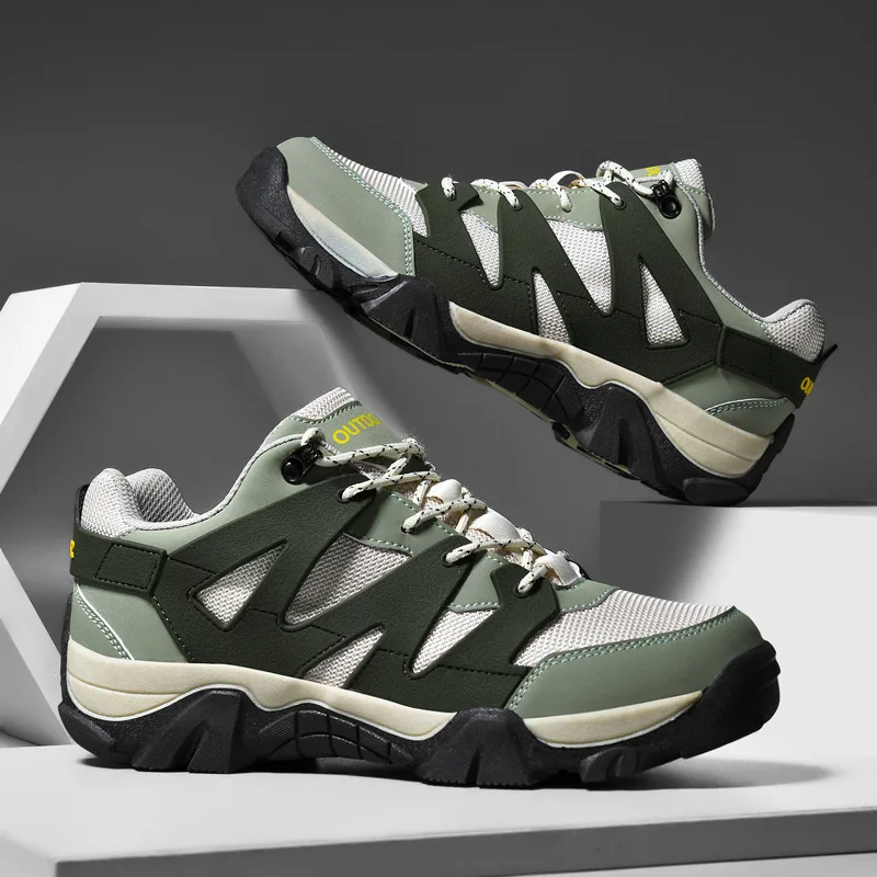 

Весенне-осенняя новая мужская обувь для бега на открытом воздухе, противоскользящие кроссовки для путешествий, легкая обувь на мягкой подошве