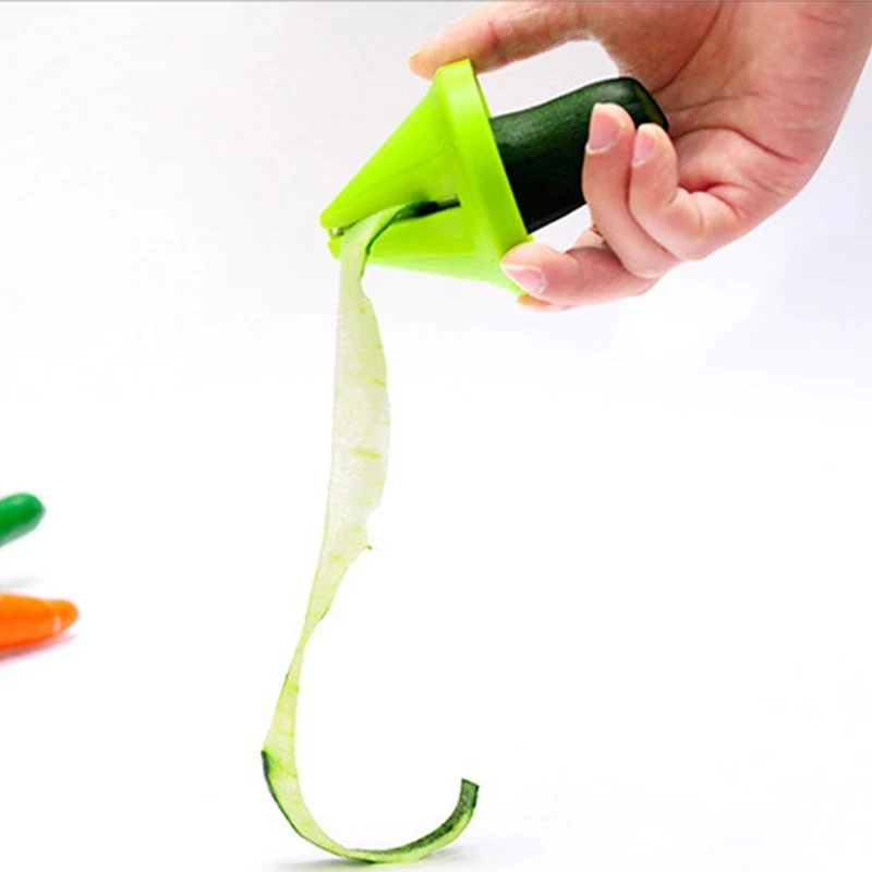 Multifunction Kitchen Tool Vegetable Fruit Spiral Shredder Peeler Manual Potato Carrot Radish Rotating Grater Kitchen Accessory