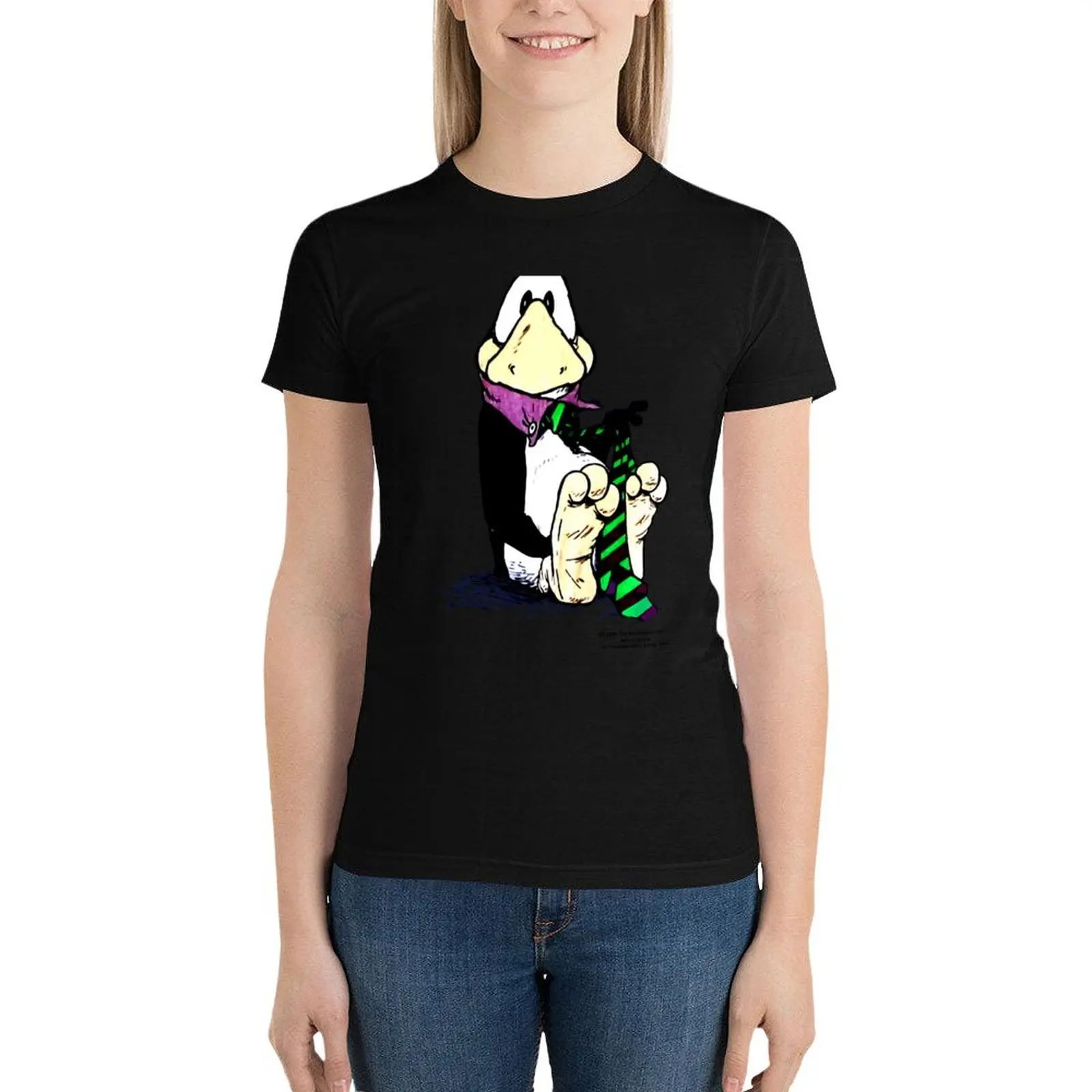 

1986 Bloom County Opus Sz T-Shirt Female clothing lady clothes vintage clothes tops oversized t shirts for Women