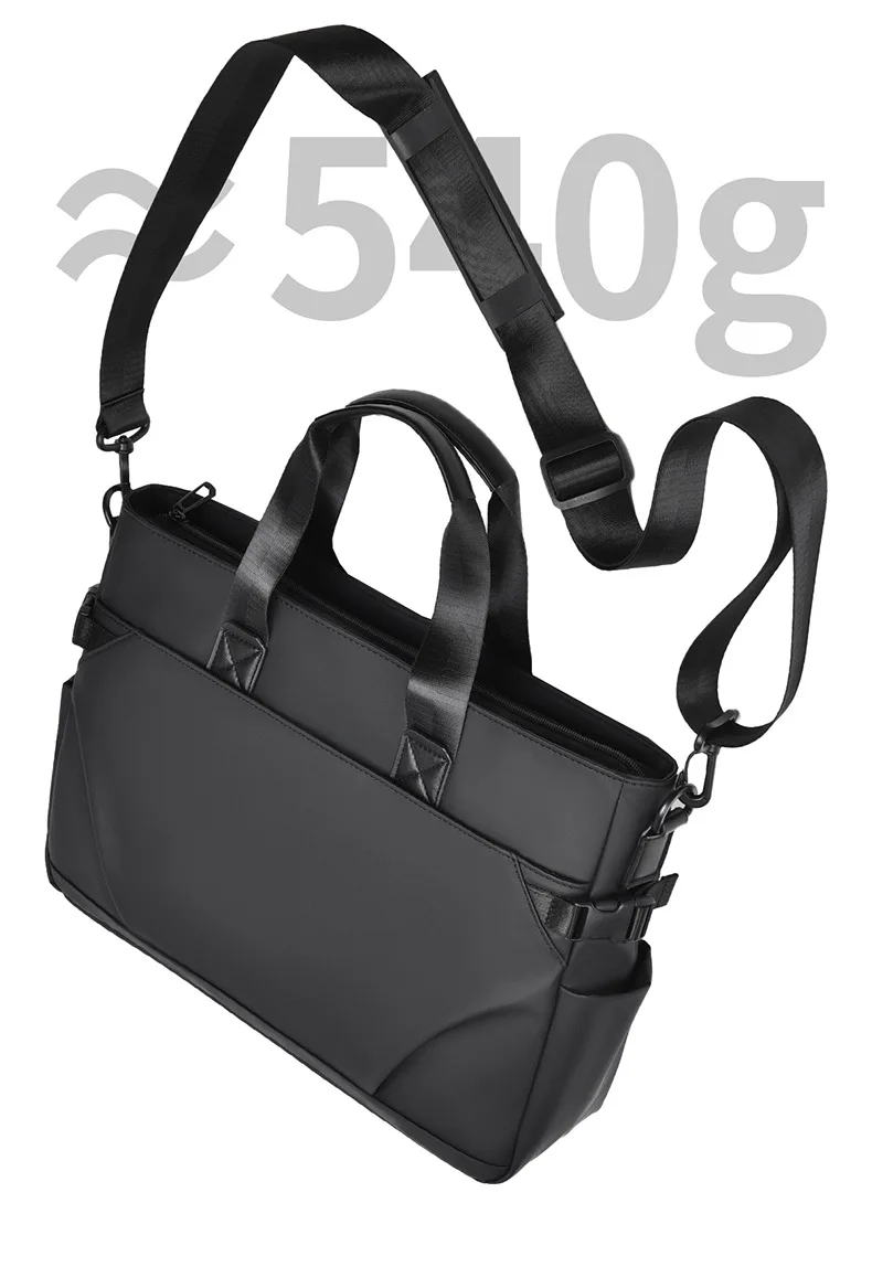 الكمبيوتر المحمولة حقيبة رجالية رجال الأعمال حقيبة يد ذات سعة كبيرة مؤسسة المشتريات تعزيز هدية حقيبة كروسبودي للرجال #4