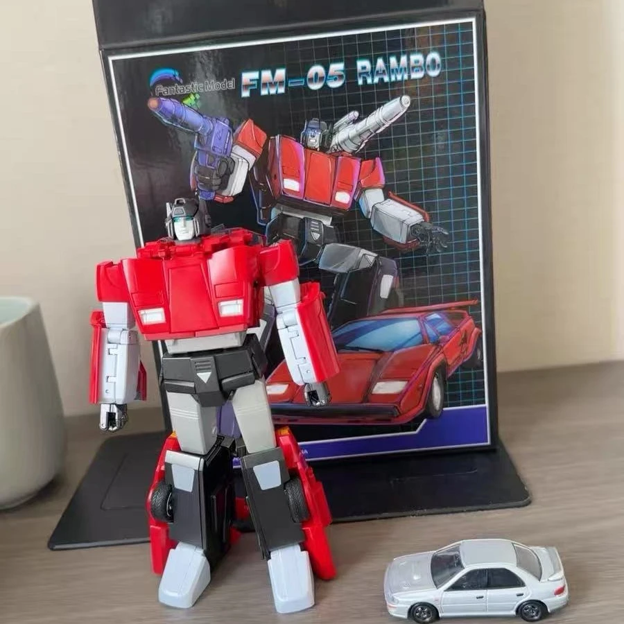 Nuevo FansToys FM05 Sideswipe FT FM-05 RAMBO, Fantástico Modelo de Coche Deportivo Transformable en Figura de Acción