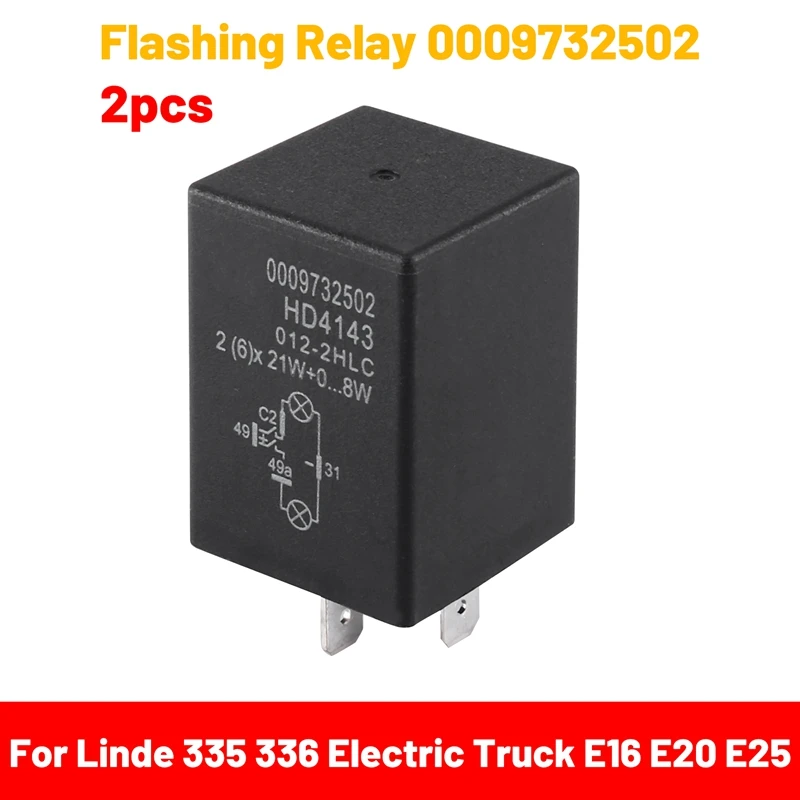 

For Forklift Parts For Linde 335 336 Electric Truck E16 E20 E25 35X Diesel Truck H20 H30 H40 Flashing Relay 0009732502