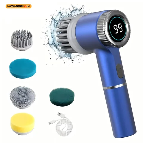 Three-Speed Handheld Shower Scrubber