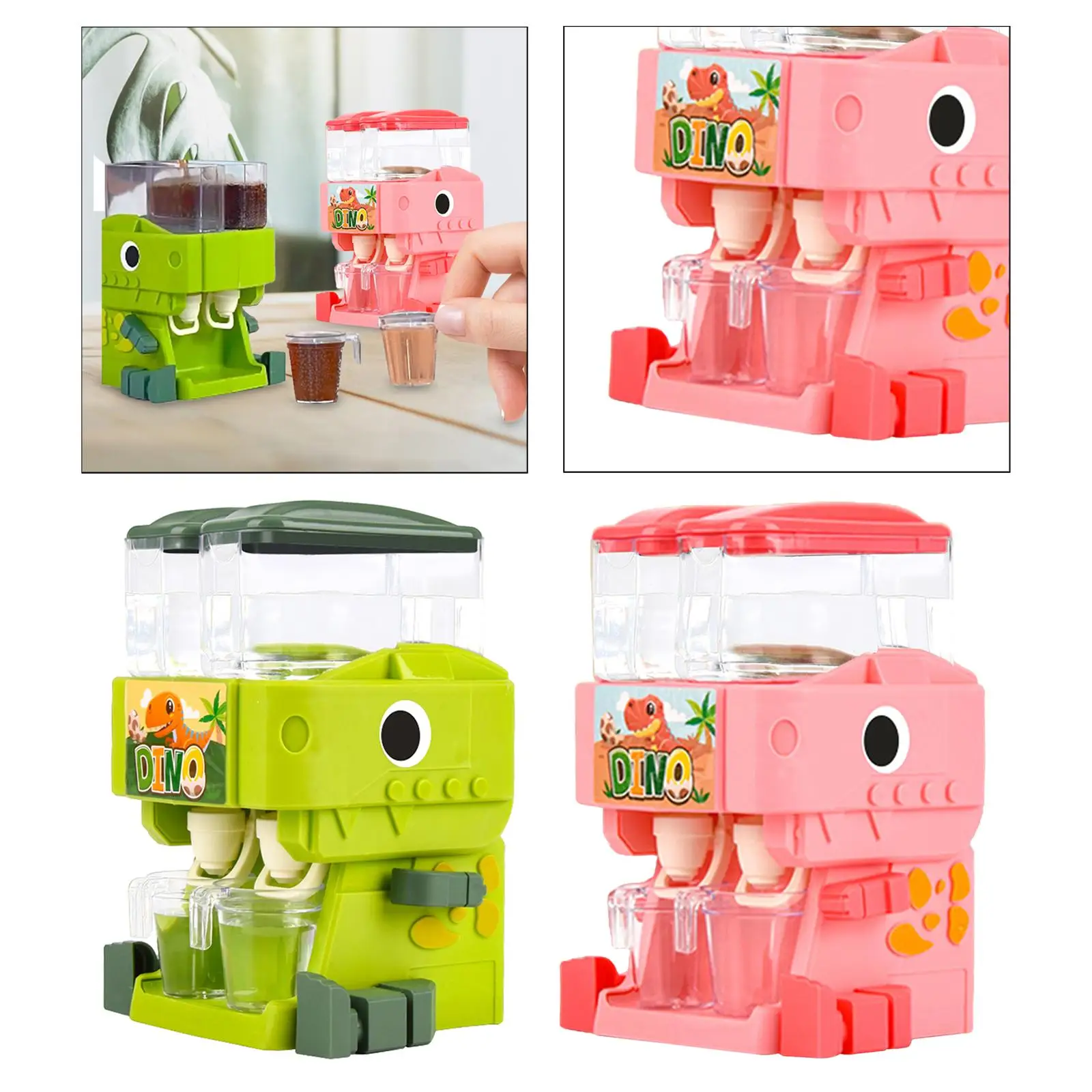 เด็ก MINI น้ําของเล่นตู้น้ําดื่มของเล่นโต๊ะน้ํา Outlets ของเล่นครัว Miniature น้ําของเล่น