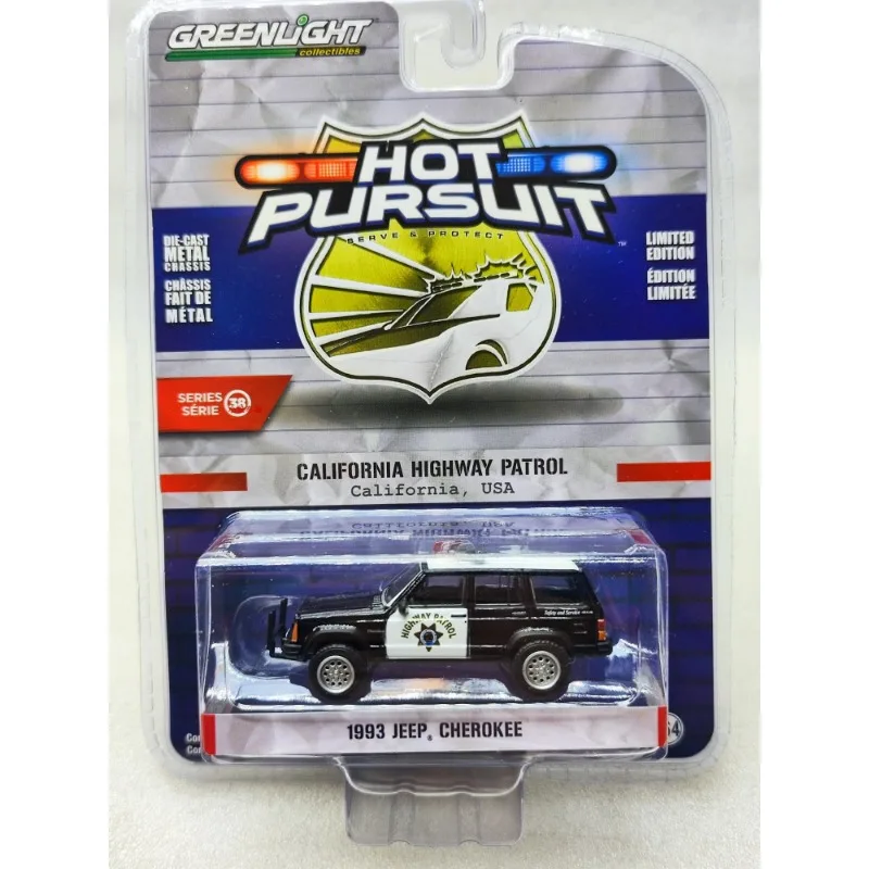 

1:64 Имитация дорожного патруля из сплава, модель автомобиля, статическая модель автомобиля, коллекция украшений, новинка с упаковкой, имитационная модель автомобиля