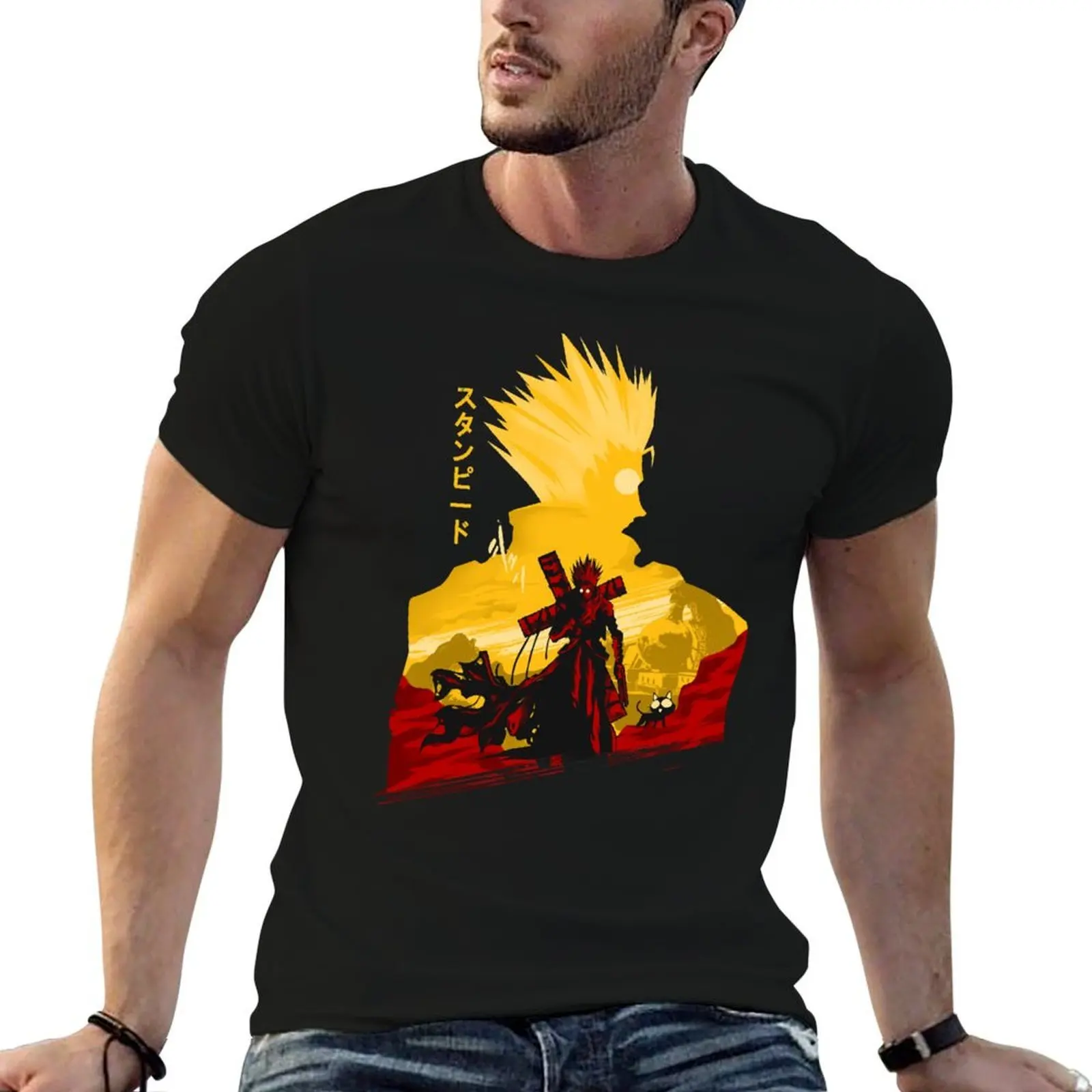 

Humanoid Typhoon T-Shirt t shirt man plain cotton t shirts high quality t shirt for man 100 percent cotton T-shirt