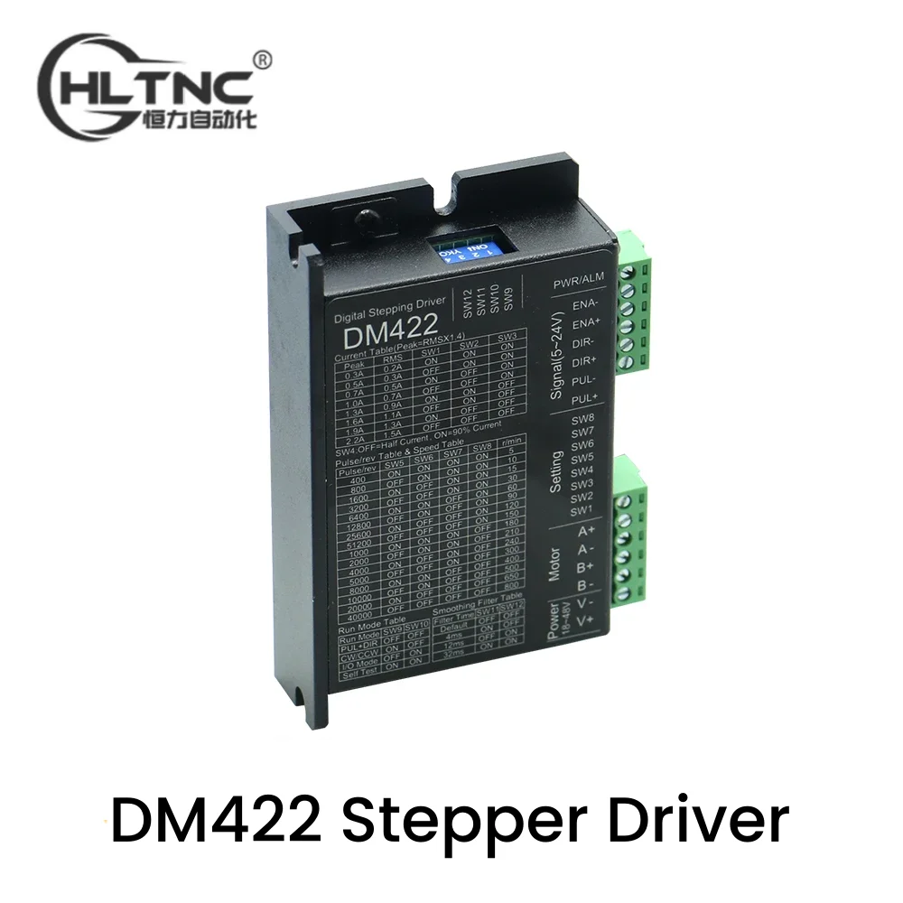 Stepper Motor 2H Microstep Driver DM422 18V-48V for Nema17 Nema14 Nema11 Stepping Motor Drivers DM422 CNC Machine