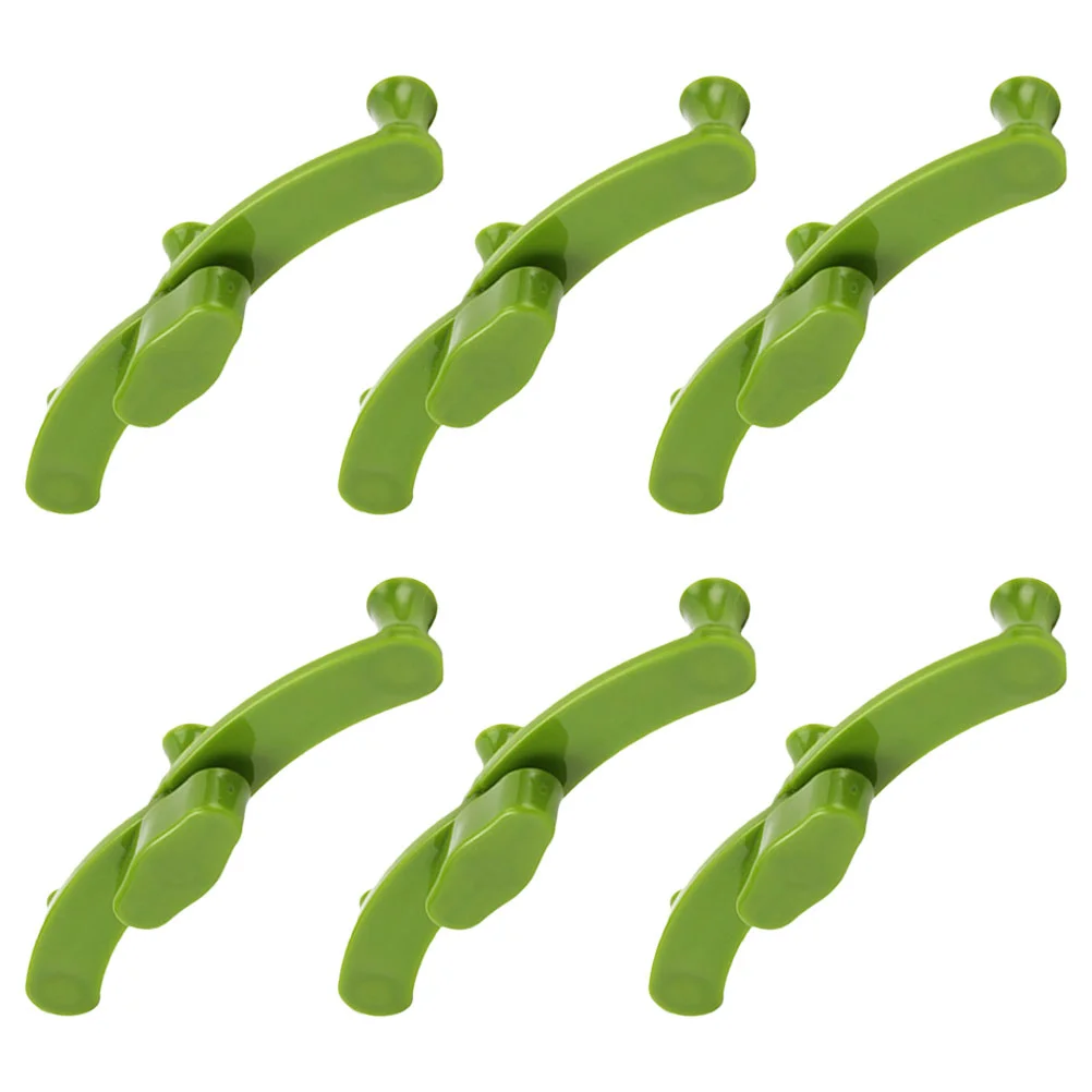 

6 Pcs Plant Branch Shaper Vine Clips Orchid Indoor Lattice 125X2CM Vegetable Training Green DIY Bending Control Garden Tools