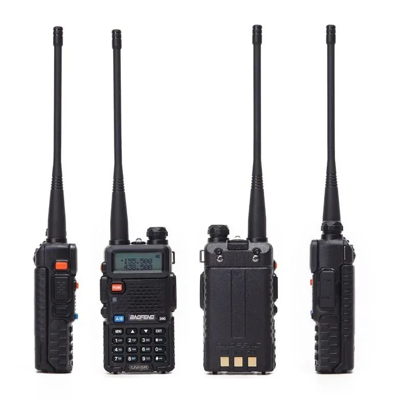 Baofeng UV5R Portable Walkie Talkie, Camouflage, Dual Frequency, Two-Way Radio, High Power,5W, 2024 send earphones