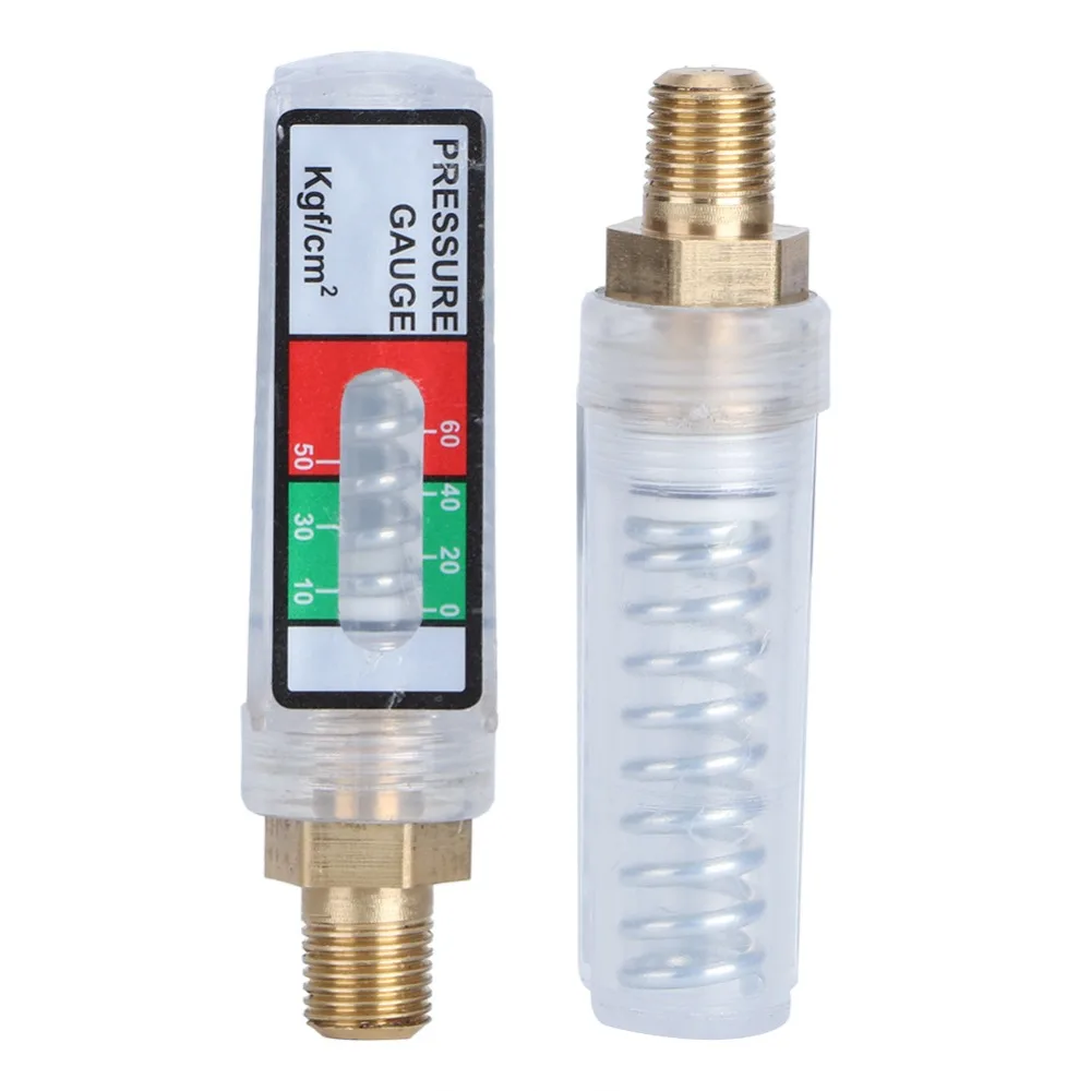 Plastic , Copper Pressure Gauge Stable Performance Pump Pressure Gauge for 22/ 26 type three cylinder plunger pumps