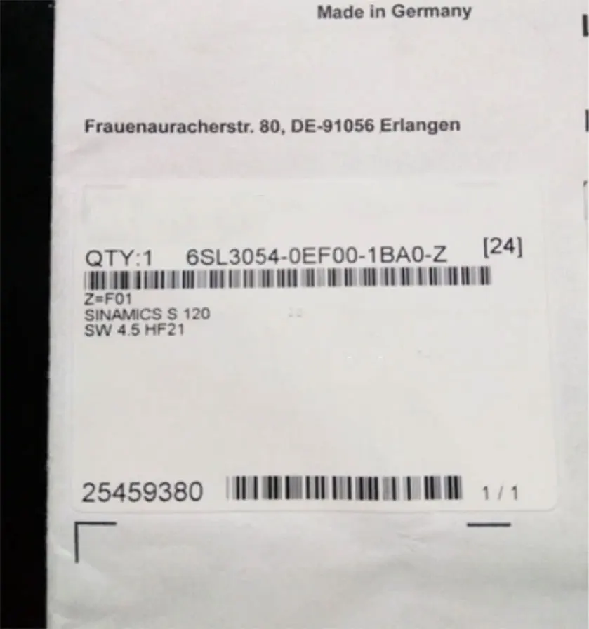 

Brand New 6SL3054-0EF00-1BA0 6SL3054-0EH01-1BA0 6SL3 054-0EF00-1BA0 6SL3 054-0EH01-1BA0 Warrently One-year