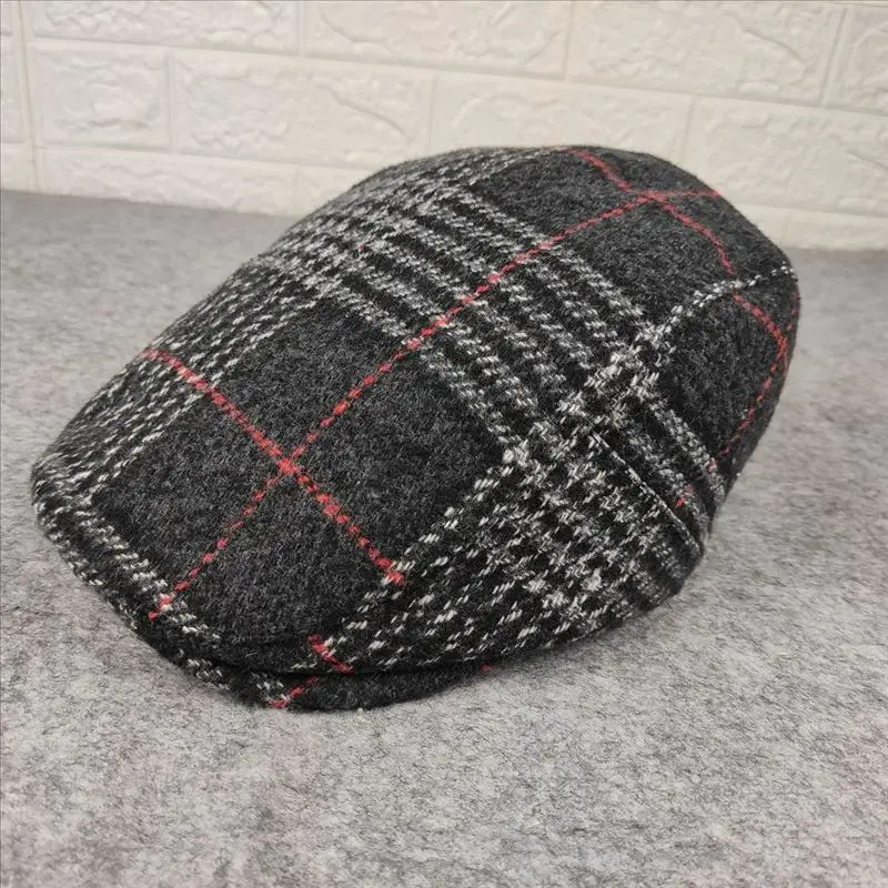 Women Trendy Stylish Cap, Lattice Pattern Casual Daily Hat