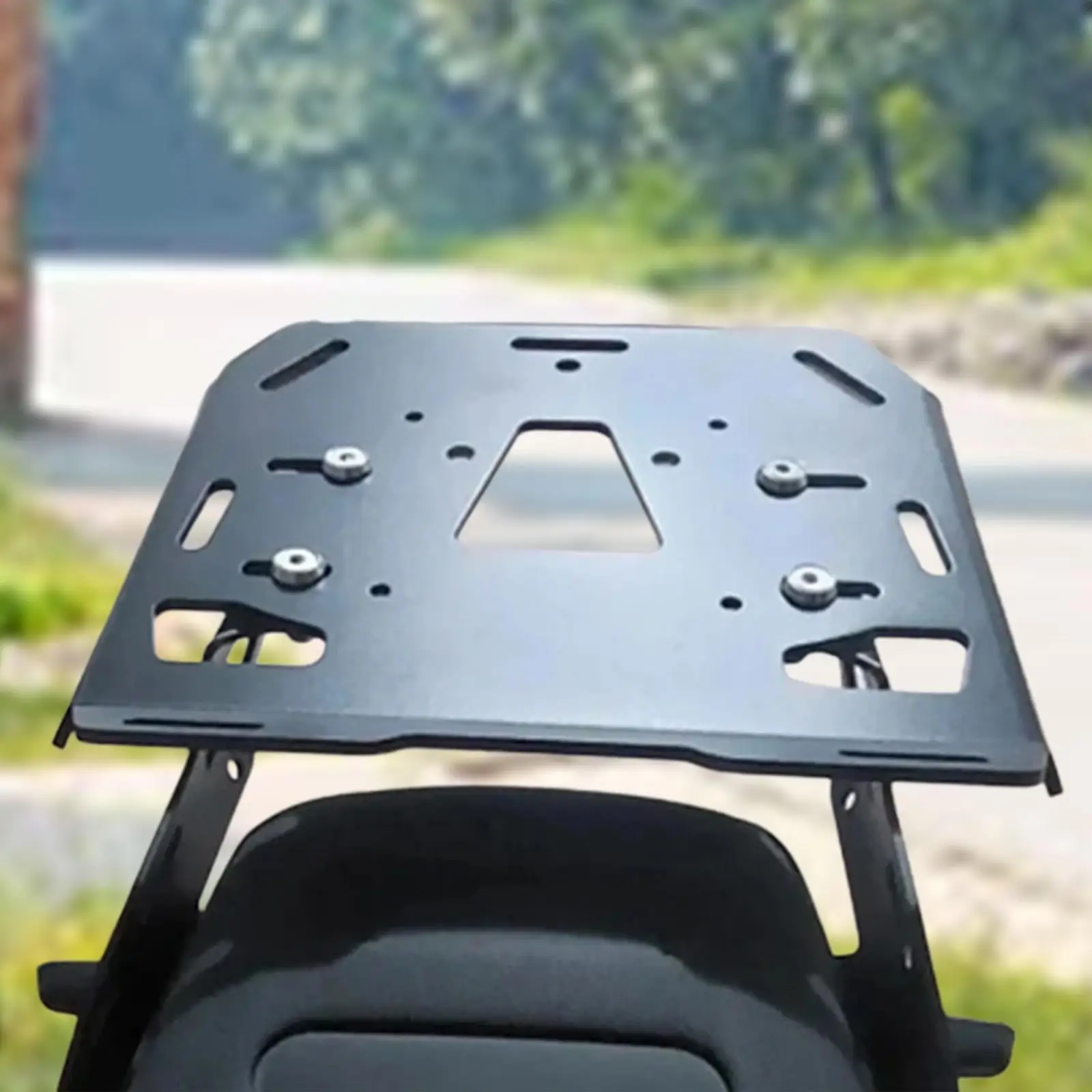 Rear Luggage Rack Frame for Motorbike Metal Carrier Auto Bike Rack Replacement for Road Motorcycle Accessories