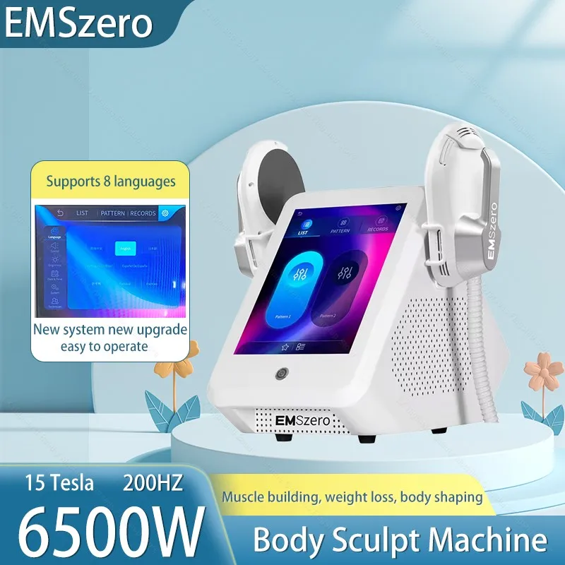 

Professional 6500W EMS Body Sculpting Machine Portable NEO RF EMSZERO Nova Muscle Stimulation 15 Tesla Slimming machine