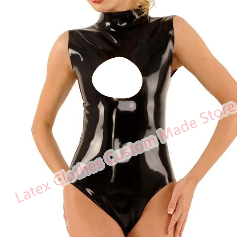 

Handmade Latex Top Rubber Swimsuit Sexy Suit Women Cosplay Costumes