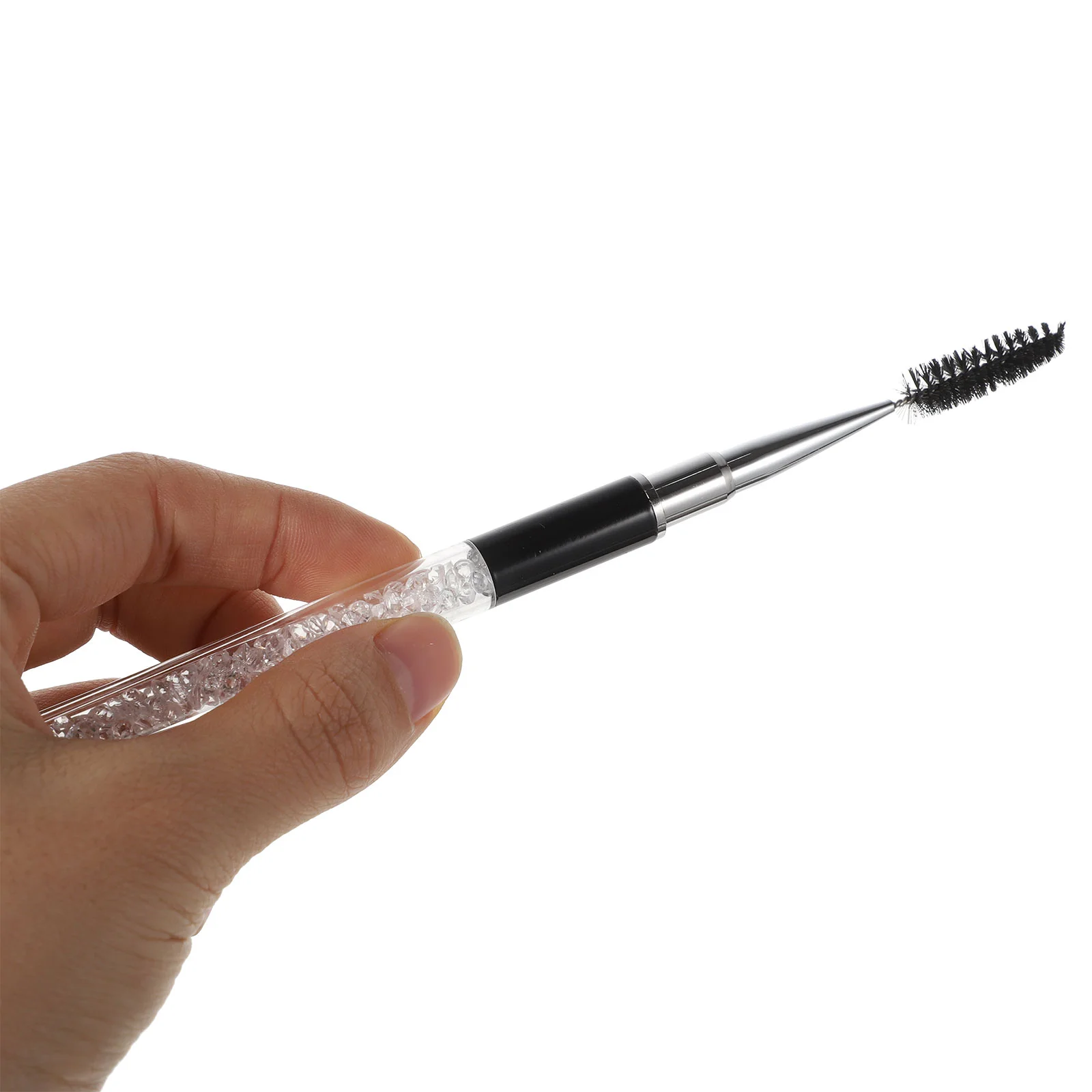 Mascara Brush with Lid Wands, Sobrancelha Maquiagem Acessórios, Eyelash Aplicador Ferramentas, Prática, Salon Supplies