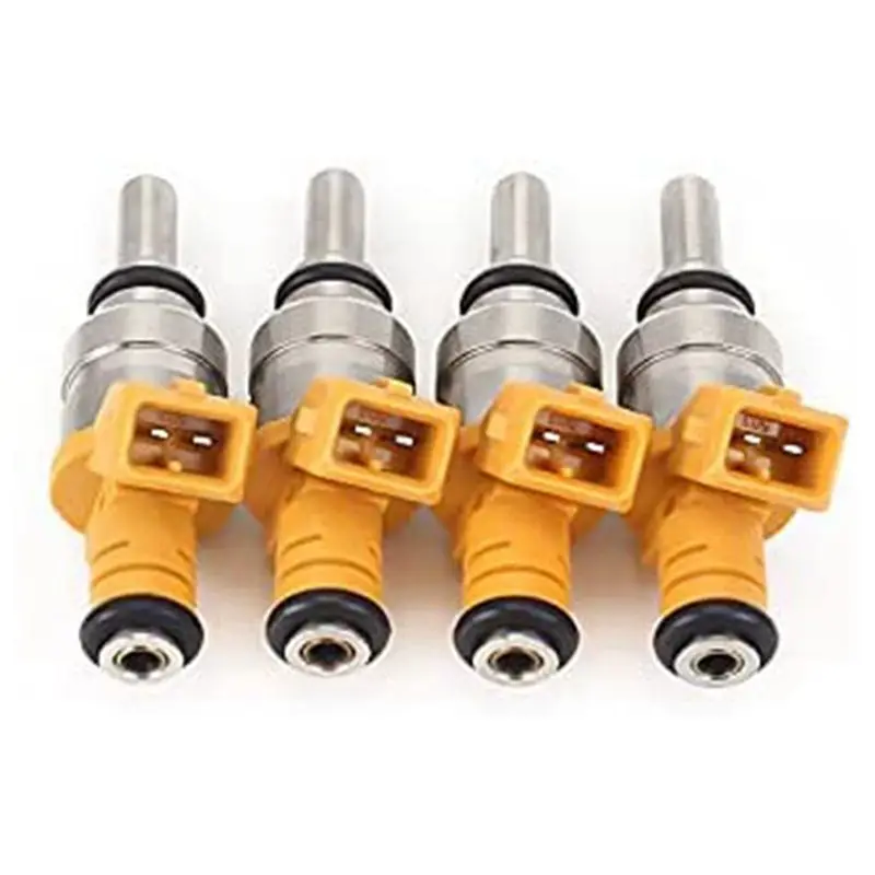 Well 4Pcs Fuel Injector Nozzle Flow Matched Fuel Injector 0K30E13250 For KIA Rio 1.6L 1.5L 2001-2005 0K30E-13250 Car Accessories