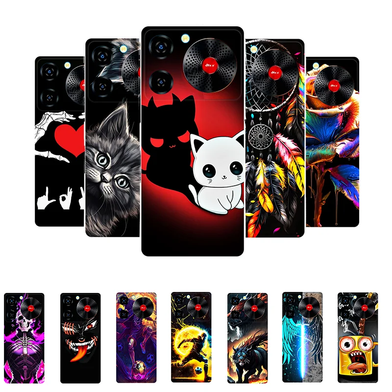 For Nubia Music Case Z2353 Funny Cute Silicone Soft Back Cases for ZTE Nubia Music Cover NubiaMusic Shockproof Bumper