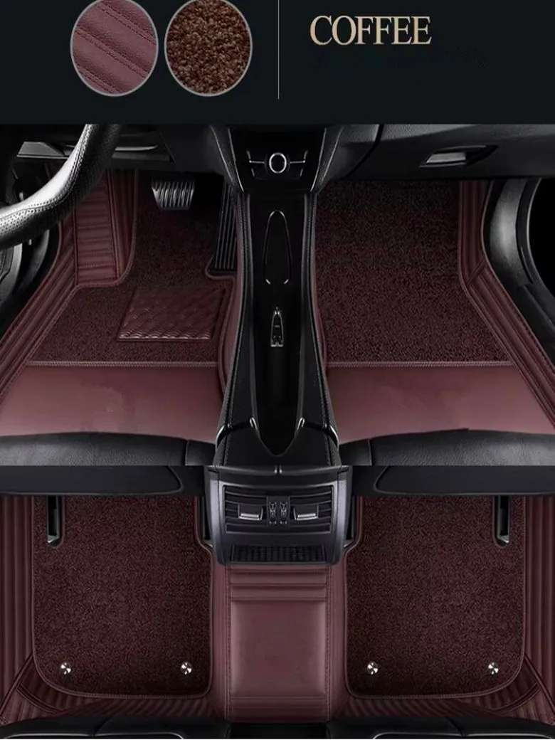 

Индивидуальные автомобильные коврики премиум-класса для Nissan Rogue T33 2026-2022, 5 мест, высококачественные двухслойные ковры для Rogue 2025