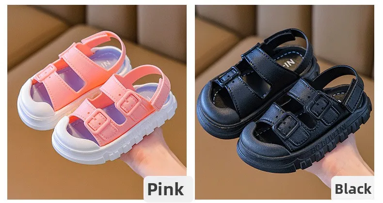 2026 Kinder Sandalen Jungen Mädchen Strandschuhe Weiche Leichte Geschlossene Outdoor-Sandalen für Kleinkinder Babyschuhe Sommer – Detail 12
