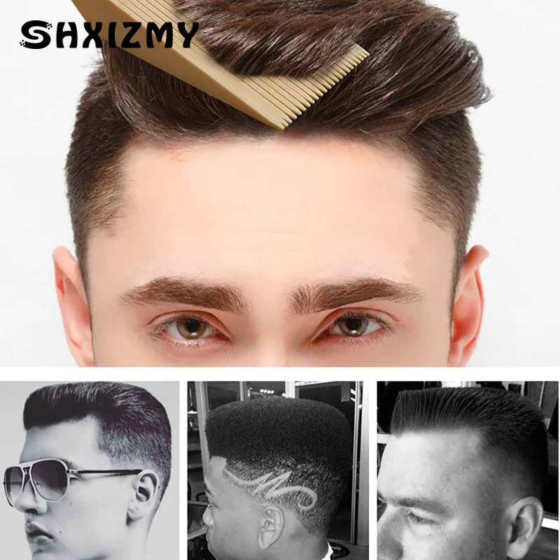 Men Flat Top Guide Comb Haircut Clipper Comb Barber Haircut Tool Hair Cutting Tools Salon Barber Supplies Accessory