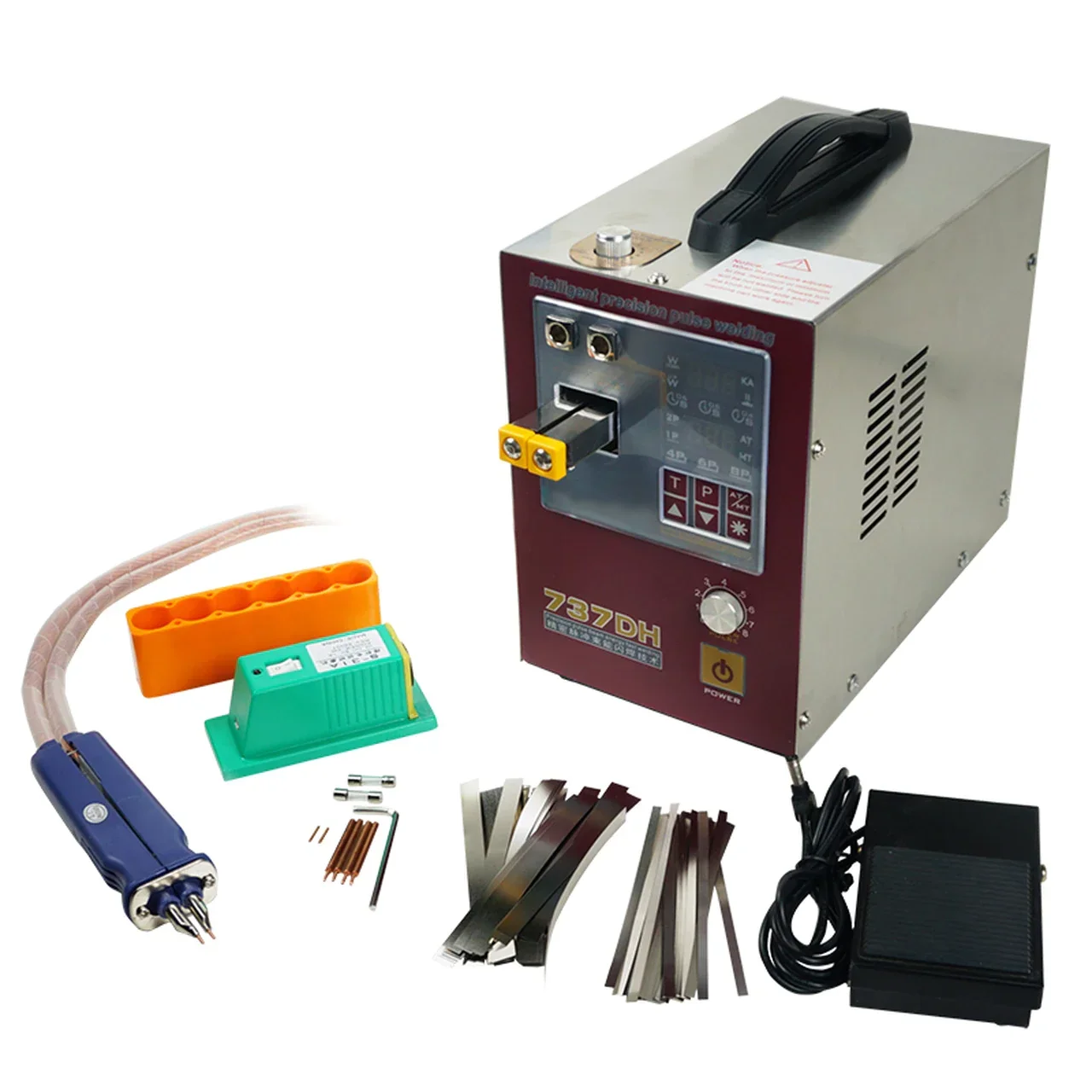 737DH lithium battery spot butt welding machine 18650 welding hardware hand-held small touch welding machine