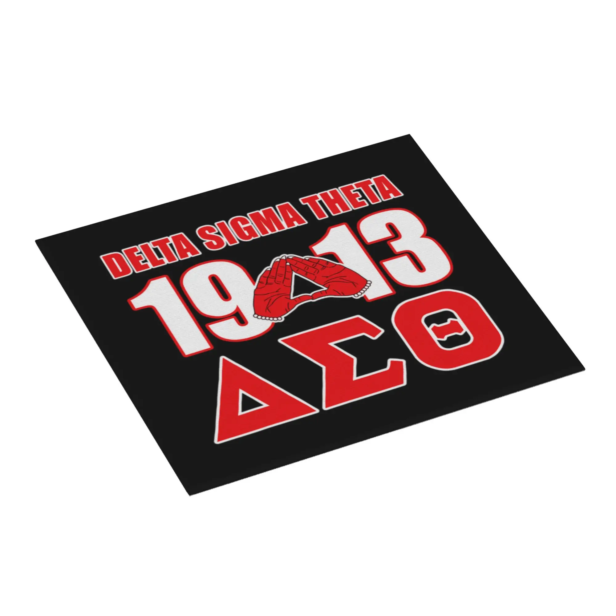 Delta Sigma Theta Sorority 1913 Drying Mat For Kitchen Waterproof Non‑Slip Oil Proof Reusable  Bathroom Countertop Protector Mat