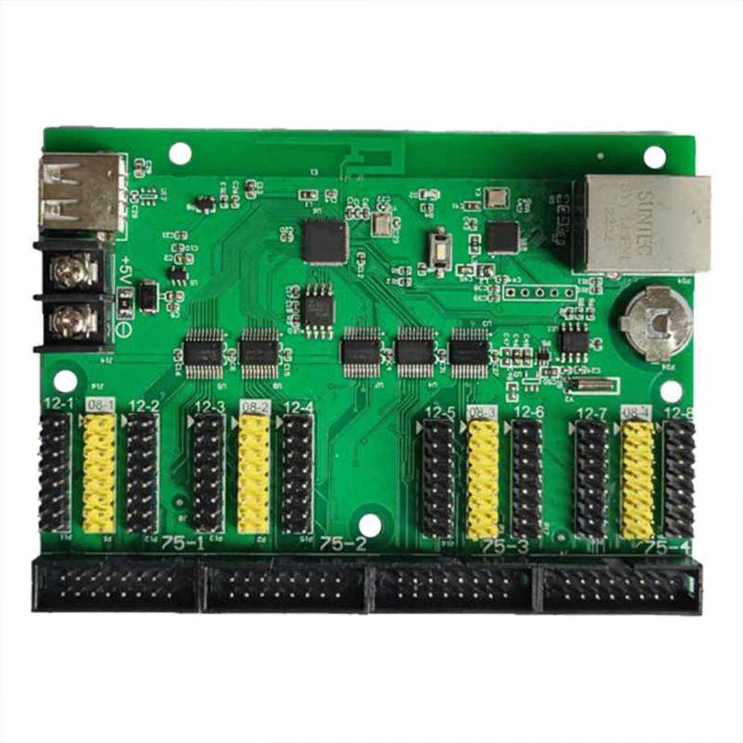 RHX8-64WUN1280B 128WUN3200B 512WUN1600B LED Single And Dual-Color Control Cards Support Wireless Control Via Mobile Phone