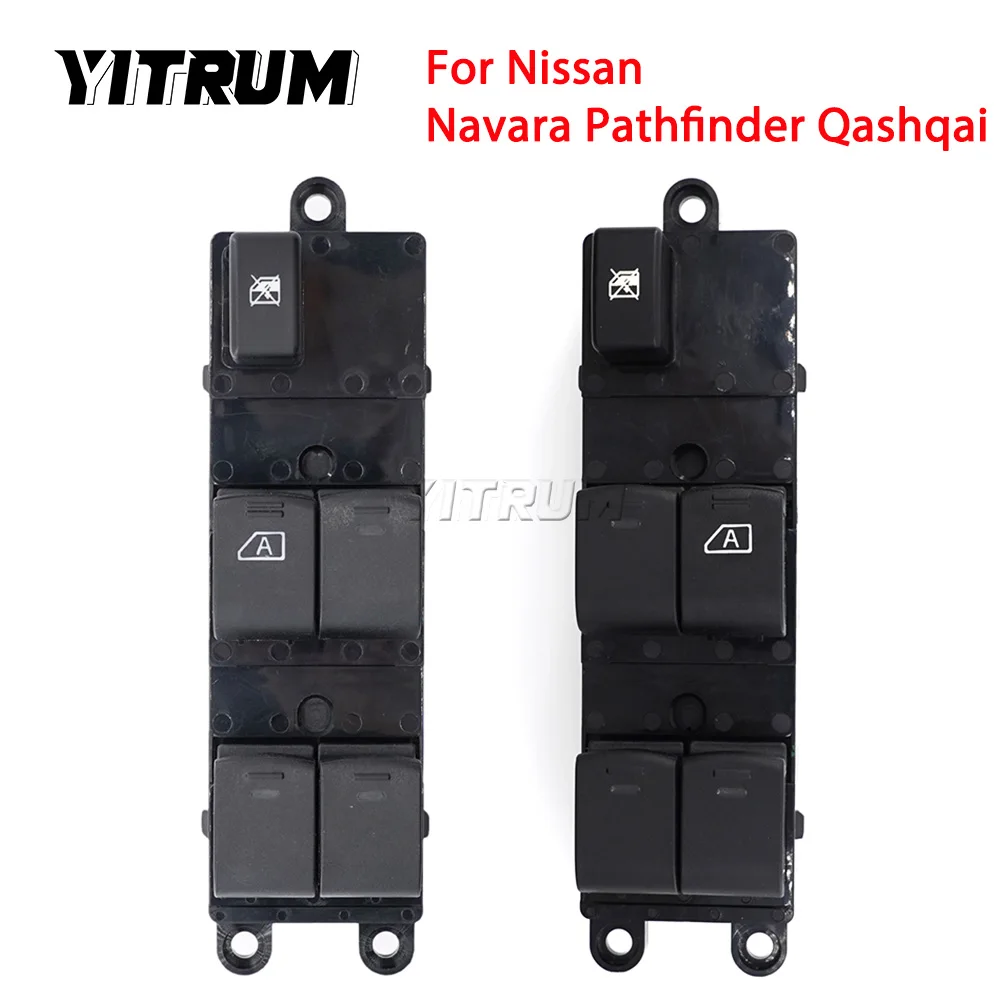 

YITRUM Front Left/Right Car Window Lifter Control Switch For Nissan Pathfinder Navara D40 Qashqai 25401-EB30B-L 25401-BB65B