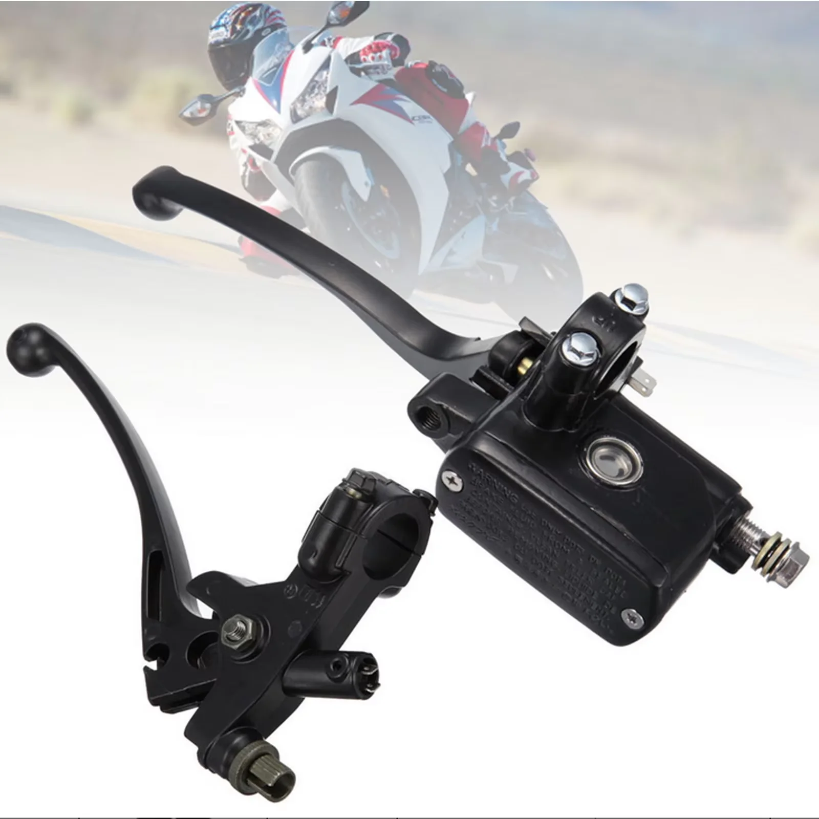 

22mm Motorcycle Brake Clutch Master Cylinder Reservoir levers For Aprilia Buell Honda Suzuki Yamaha