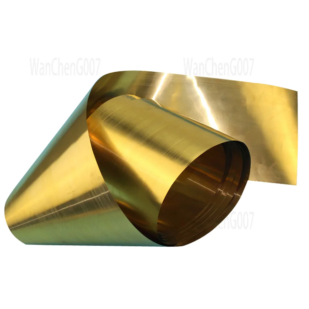 Brass Strip Brass Metal Thin Sheet Foil Plate Thick 0.01-1 mm width 10-300 mm