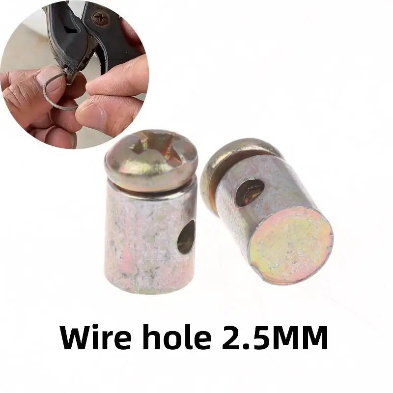 

Metal Stopper Nipple Screw 10/30/50Pcs Motorcycle Brake Clutch Throttle Cable Repair Parts For Kart Bike Lawn Mower