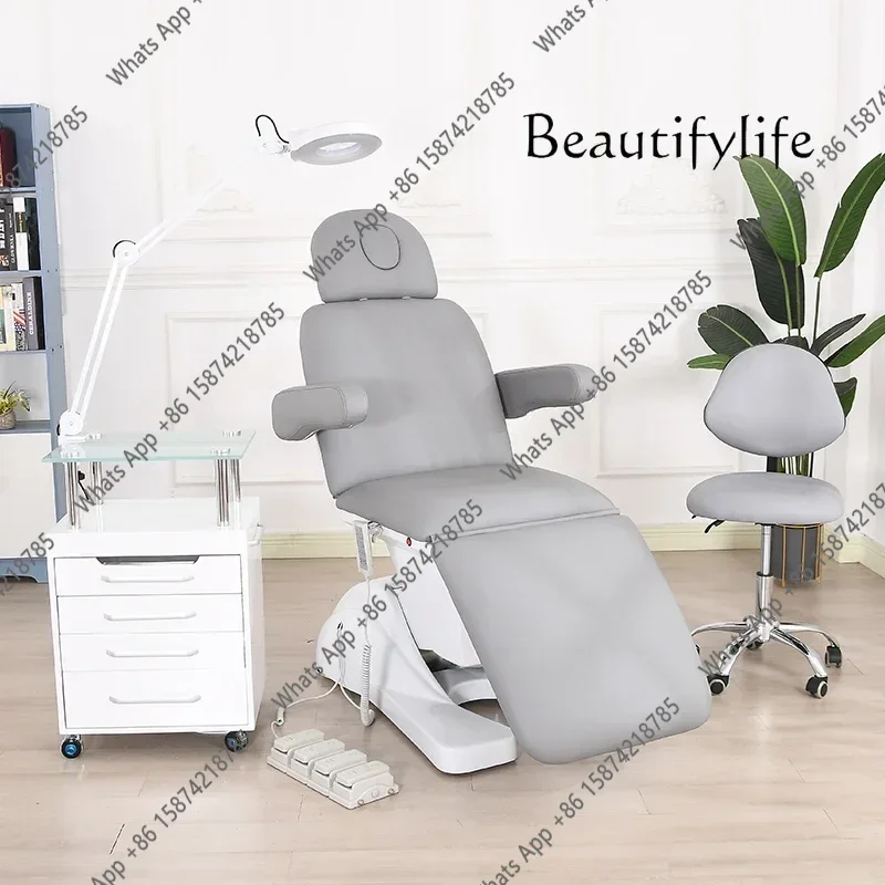 

Электрическая косметологическая кушетка для тату, массажа, татуажа, вышивки, высококлассная, с подогревом, подъемная, стоматологическая кушетка